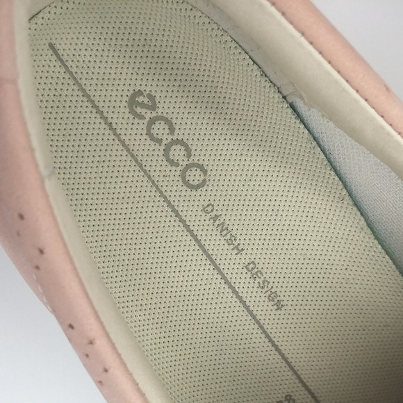 ECCO Soft 7 Sneaker Perforated Leather Casual Walking Shoes‎ Rose Dust Women's 7 - Picture 9 of 11